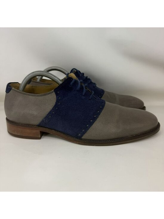 Cole Haan Other - Cole Haan Saddle Oxford Shoes Gray Blue Men's Size 7.5 M